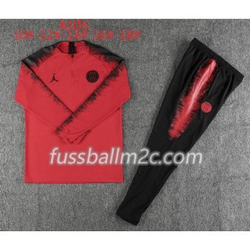 PSG Kinder Sweatshirts Anzüge Jordan Rot 2018-2019